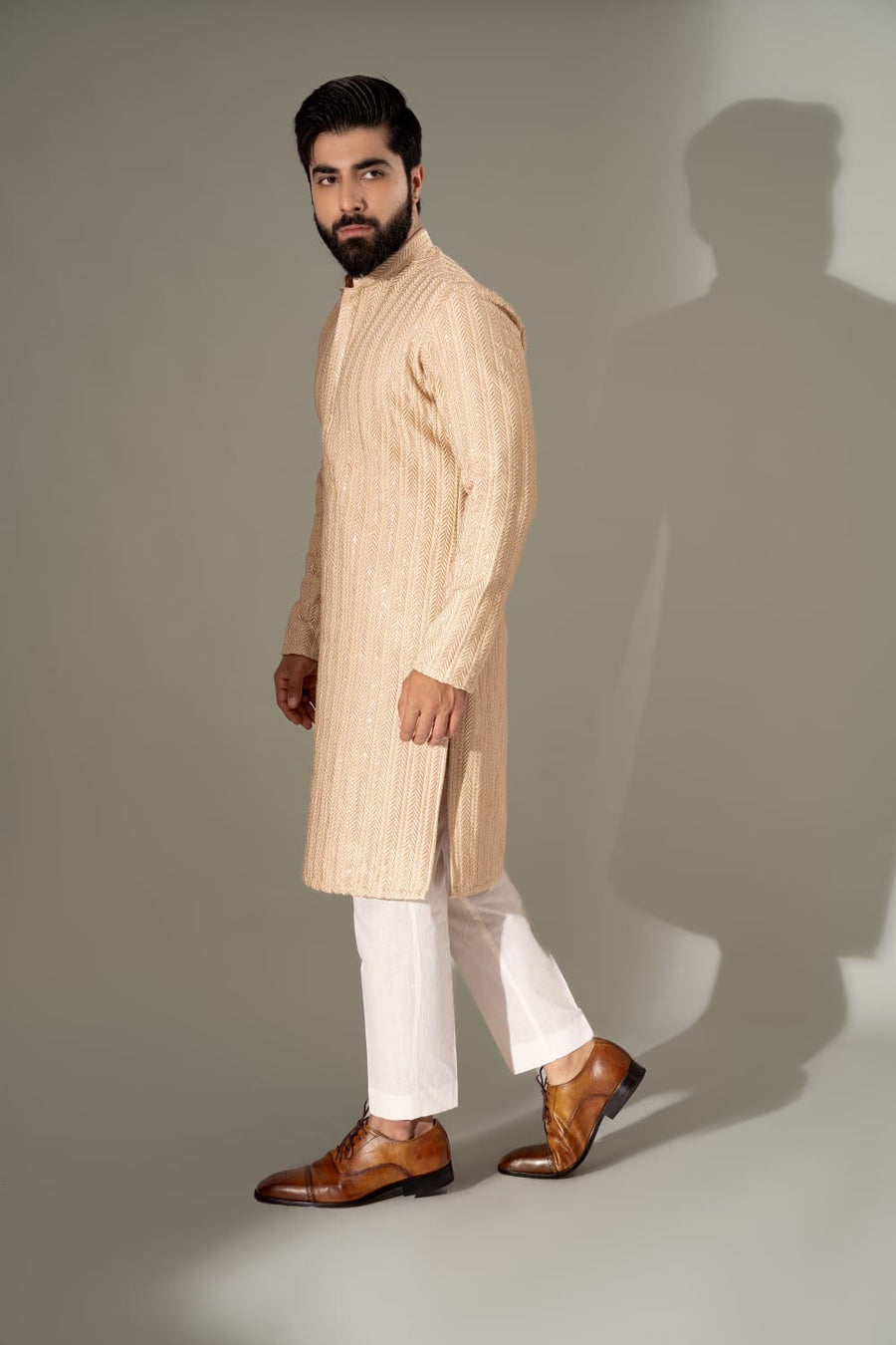 DUST GOLD KURTA PAJAMA