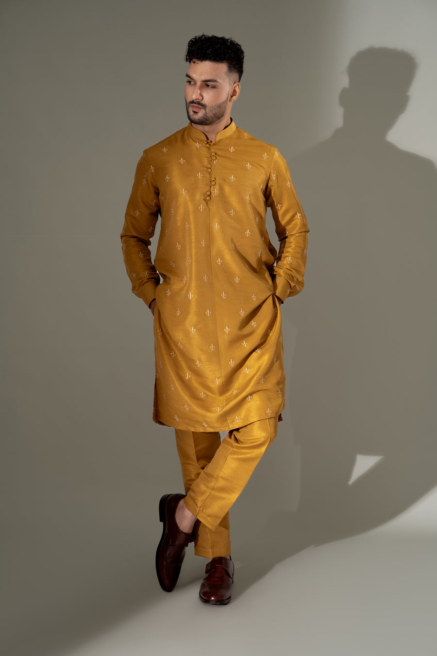 MUSTARD KURTA PAJAMA