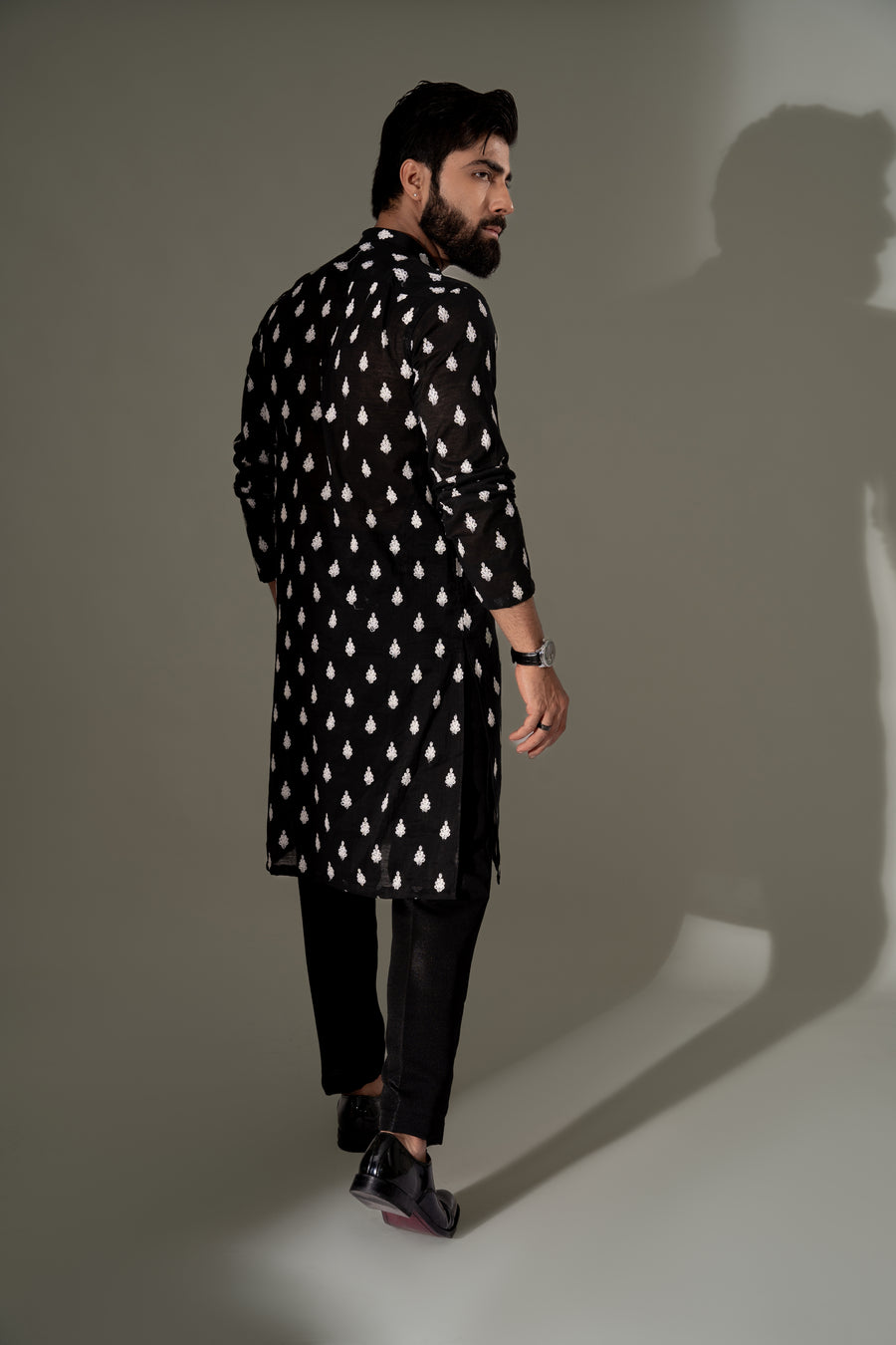 BLACK KURTA PAJAMA