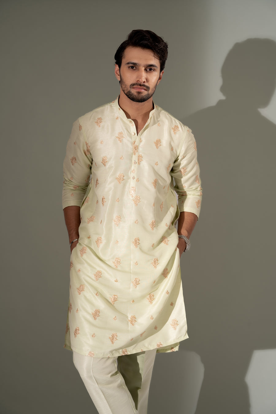 PISTACHIO GREEN KURTA PAJAMA