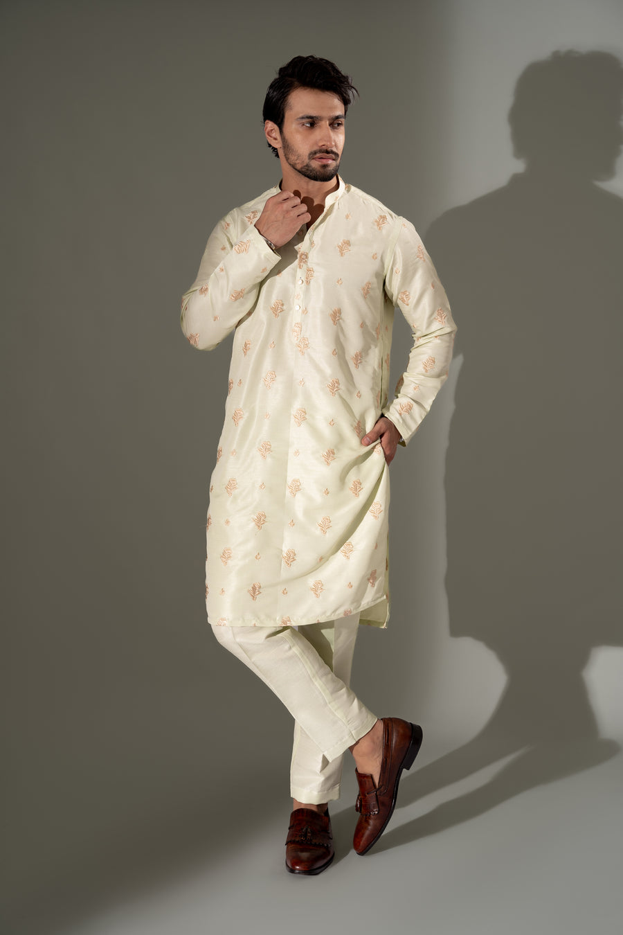 PISTACHIO GREEN KURTA PAJAMA